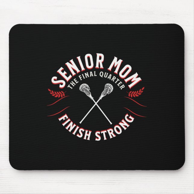 Mousepad Mais velho de Lacrosse Mãe (Frente)