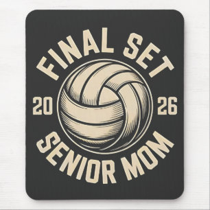 Mousepad Mais velho Final de Graduação Mãe 2026 Voleibol