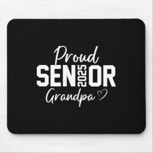 Mousepad Mais velho Orgulhoso 2025, Formando Vovô, Cute Hea