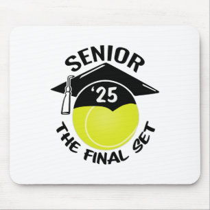 Mousepad Mais velho tênis 2025 Boné de formatura Final