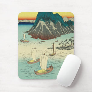 Mousepad Maisaka, Japão: Impressão de Ukiyo-e Woodblock d