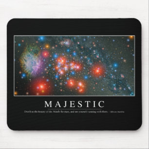 Mousepad Majestoso: Citações inspiradas
