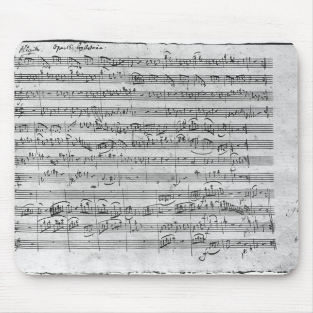 Mousepad Major de G para o violino, o cravo e o violoncelo (Frente)