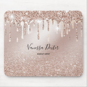 Mousepad Makeup Artist Lashes Spark Drives Rosa Dourado