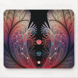Mousepad Malabarismo Abstrato Fantasia Moderna Arte Fractal