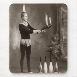 Mousepad Malabarista de Fogo Vintage
