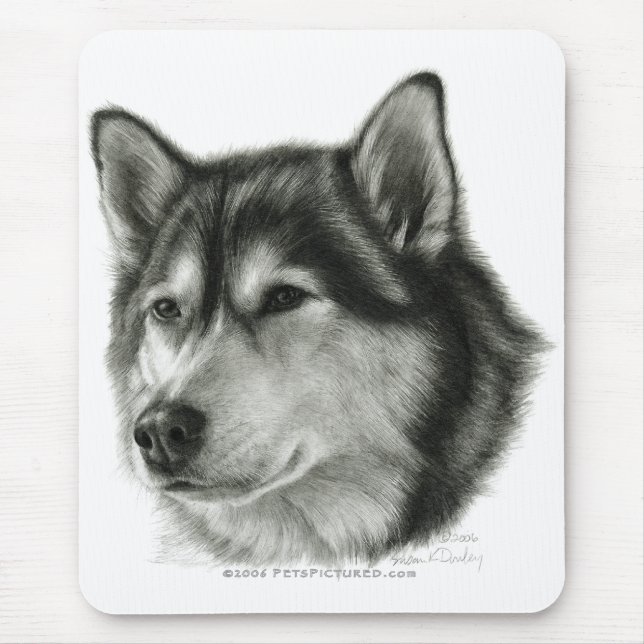 Mousepad Malamute do Alasca (Frente)