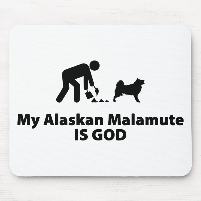 Mousepad Malamute do Alasca (Frente)