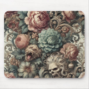 Mousepad Maldição Botânica - Floral Vitoriano Gótico