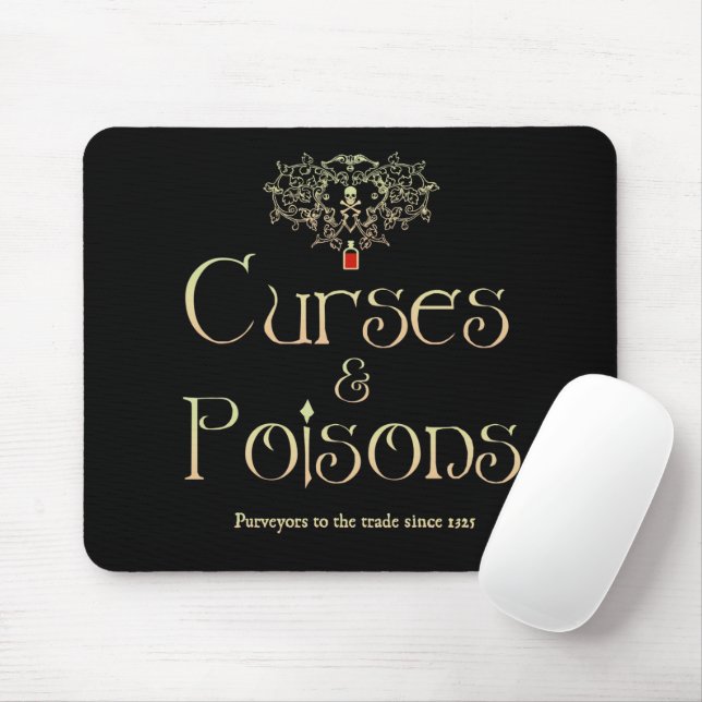 Mousepad Maldições e Veneno  (Com mouse)