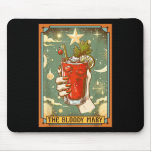 Mousepad Maldita Mary Bebendo Ave A Bloody Mary Tarot Ca
