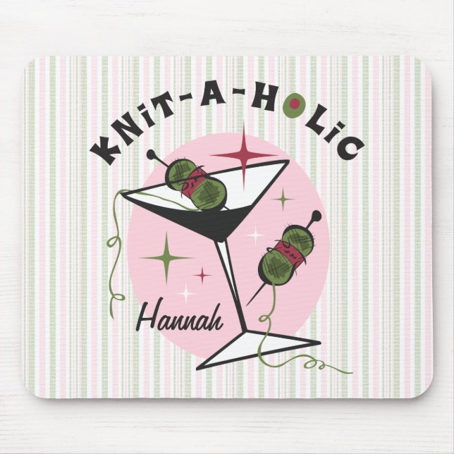 Mousepad Malha-Um-Holic (Frente)
