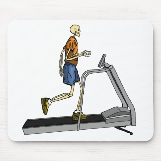 Mousepad Malhação de esqueleto do esporte (Frente)