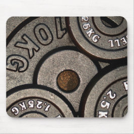 Mousepad Malhação de Pesos do Gym Preto