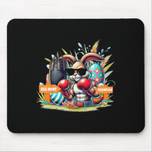 Mousepad Malhação Gym Workout Ovo Hunt Boxando Coelhinho de