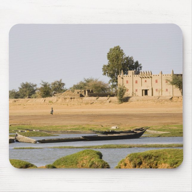 Mousepad Mali, Djenne. Rio Bani perto de Djenne (Frente)