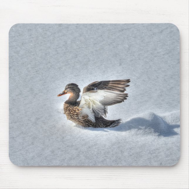 Mousepad Mallard Duck Birdlover Wildlife Foto (Frente)