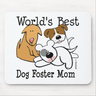 Mousepad Mamã adoptiva do melhor cão do mundo
