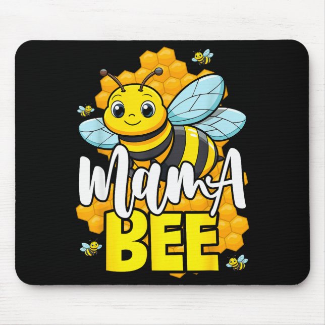 Mousepad Mama Bee Family Bee First Bee Day Outfits  (Frente)