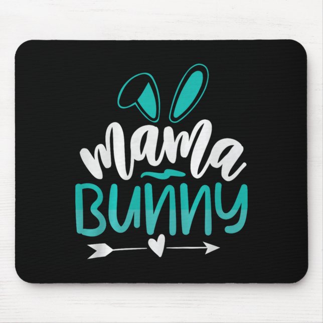 Mousepad Mama Bunny Premium Tri-blend  (Frente)