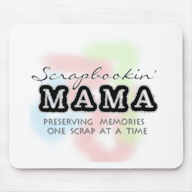 Mousepad Mama Camiseta e presentes de Scrapbooking (Frente)