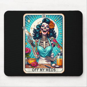Mousepad Mama Club Tarot Card Skeleton Halloween