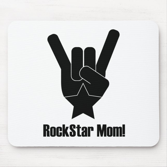 Mousepad Mamã de RockStar! (Frente)