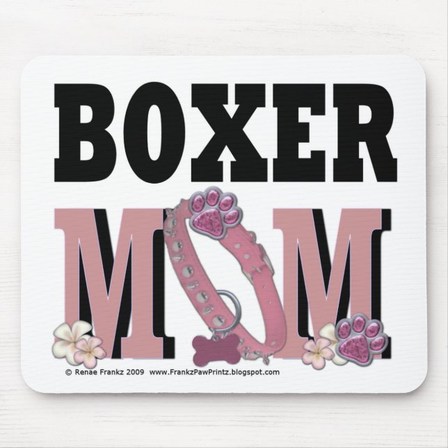 Mousepad MAMÃ do pugilista (Frente)