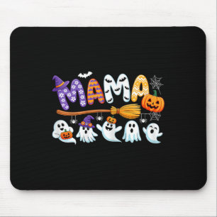 Mousepad Mama Halloween Boo Ghost Horror Figurino Parte Eng