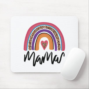 Mousepad Mama Leopard Rainbow