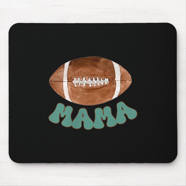 Mousepad Mama Of The 1 Year Old Football Birthday Boy Famil (Frente)