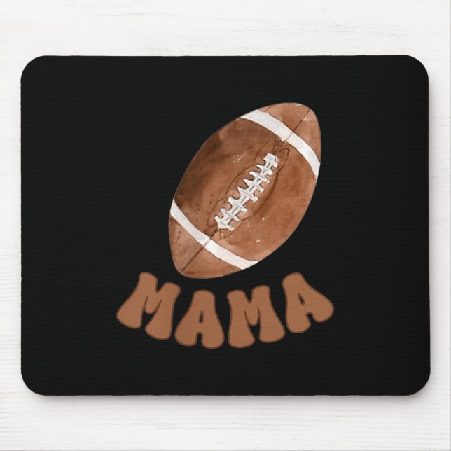 Mousepad Mama Of The 1 Year Old Football First Birthday Boy (Frente)