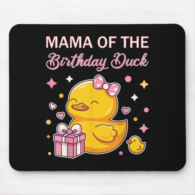 Mousepad Mama Of The Birthday Duck Christmas Anime Party Ou (Frente)