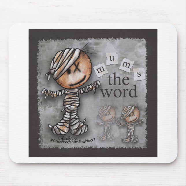 Mousepad Mamã primitiva Mãe a palavra (Frente)