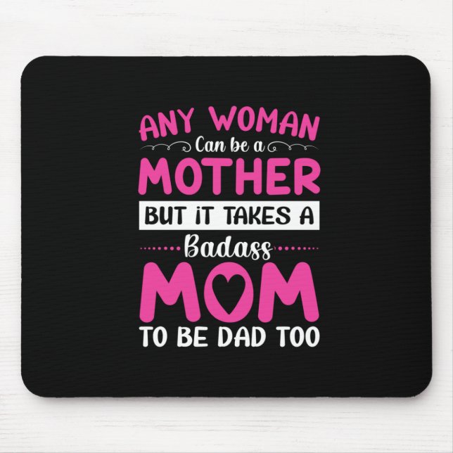 Mousepad Mamãe Art Pode Ser Mãe (Frente)