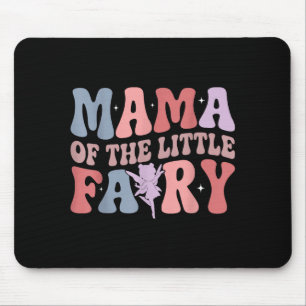 Mousepad Mamãe da Menina Fada Pequena Primeira Aniversarian