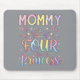 Mousepad Mamãe Da Princesa De Quatro Anos Completa 4 Anos M