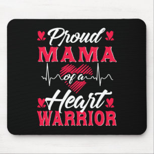 Mousepad Mamãe De Uma Consciência De Chd Guerreira Cardíaca