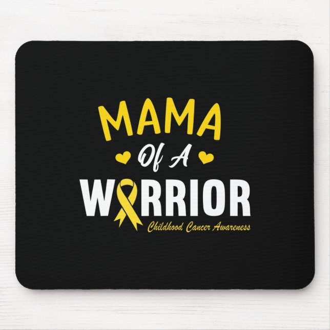 Mousepad Mamãe De Uma Consciência Do Cancer De Herói Do Gue (Frente)