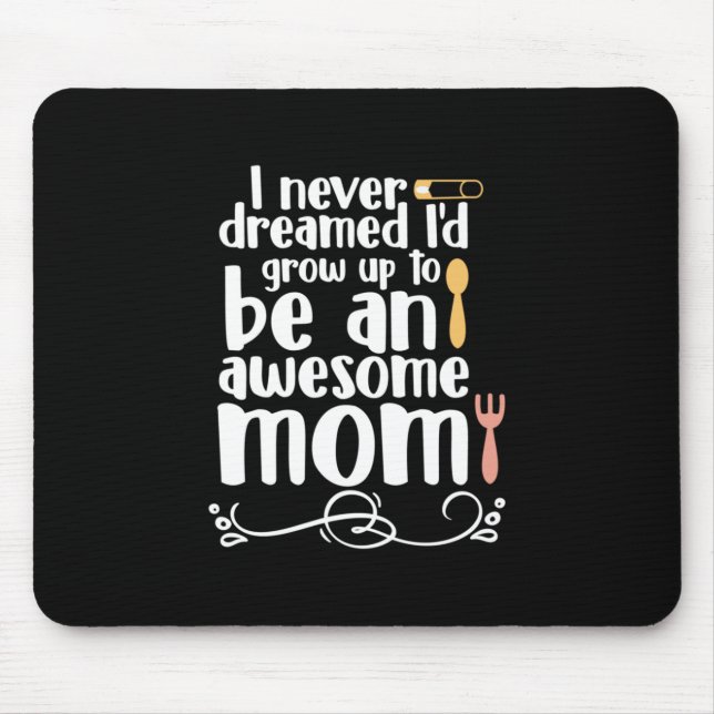 Mousepad Mamãe Deu Uma Mãe Incrível (Frente)