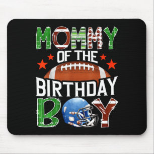Mousepad Mamãe Do Menino De Aniversário Amante De Futebol D