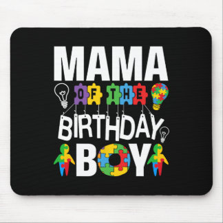 Mousepad Mamãe do Menino de Aniversário Mãe de Autismo 