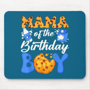 Mousepad Mamãe do Menino do Aniversário Leite e Biscoitos 1