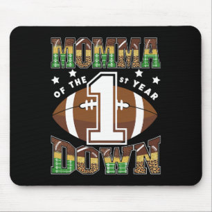 Mousepad Mamãe do Primeiro Aniversário de Futebol do 1º Ano