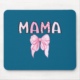 Mousepad Mamãe Fofa Aniversário Combinando Coquette Rosa