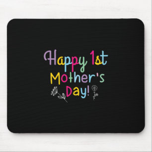 Mousepad Mamãe Gift Happy First Dia de as mães