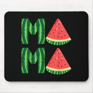 Mousepad Mamãe melancia feminina fofa vintage verão fruta