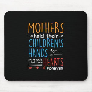 Mousepad Mamãe Presente Mães Seguram As Mãos Dos Filhos