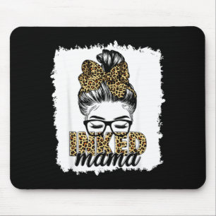 Mousepad Mamãe Tatuada Vida de Mãe Leopardo Mãe Tatuada