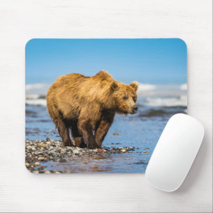 Mousepad Mamãe urso observando seus dois filhos